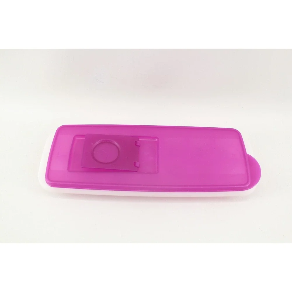 TUPPERWARE Fresh N Pure Covered Ice Cube Tray‎ 2704 With Purple Seal Lid 2705